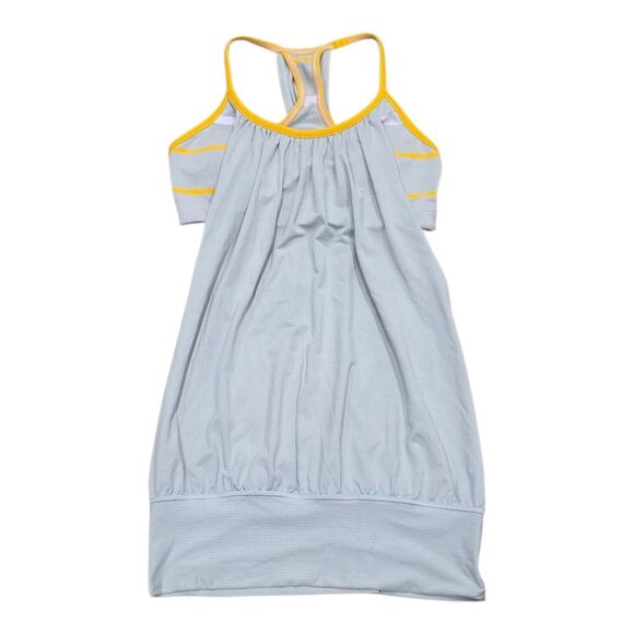 Lululemon Gray and Yellow No Limits Sports Bra Tank Top Padded Combo 4 - Picture 2 of 6